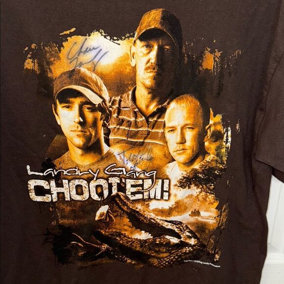 Landry Gang Brown Graphic T-Shirt - Picture 6 of 6